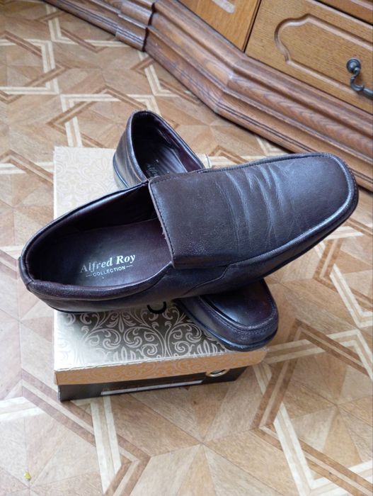 100% шкіра. Лоферы,  Алфред Рой  (Англія)). Комфортні . Р.42.