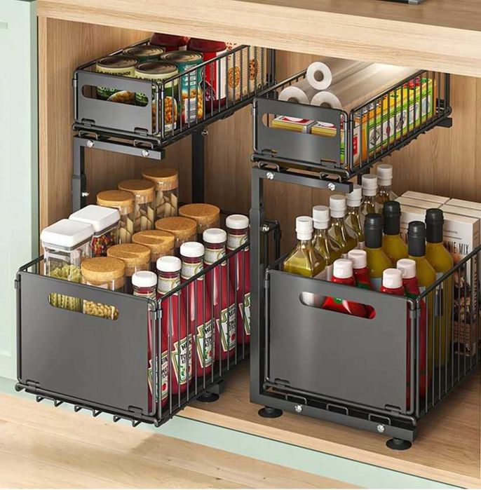 Nowe organizery wysuwane do szafek