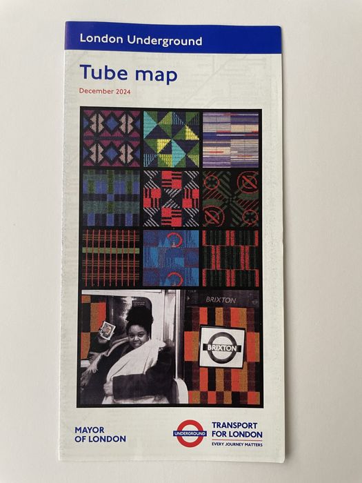 Mapa Metro Londres Tube Dezembro 2024