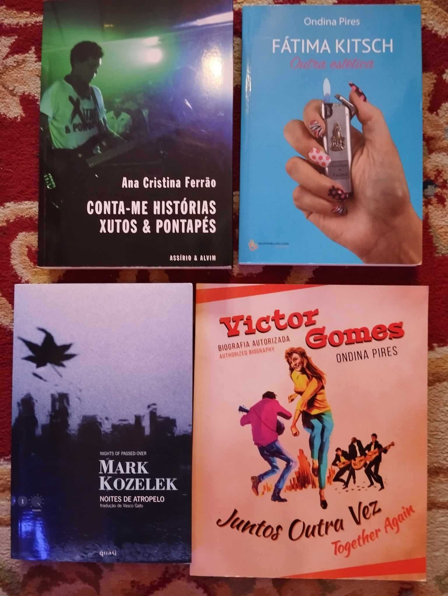 Livros sobre musica - Xutos & Pontapés , Mark Kozelek, Ondina Pires