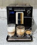 Кавомашина кавоварка Melitta CAFFEO CI Black чорна капучино лате б/в