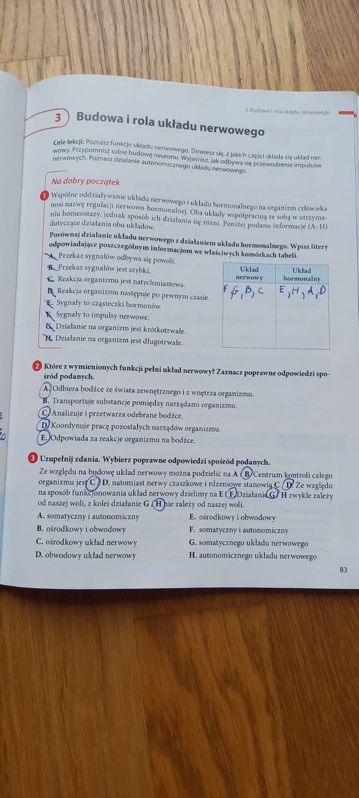 Zeszyt cwiczen do biologii dla 7 klasy (nowa era)