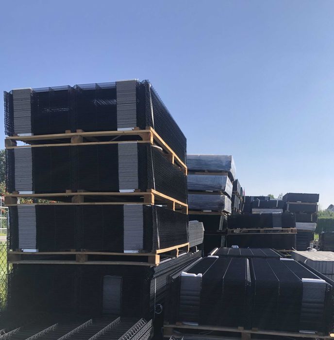 Kompletne ogrodzenie panelowe 153 cm fi4 ZA JEDYNE -59 zł/mb