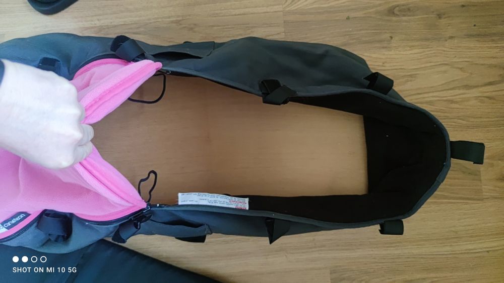 Bugaboo Caneleon gondola do wózka + różowa wkładka polar