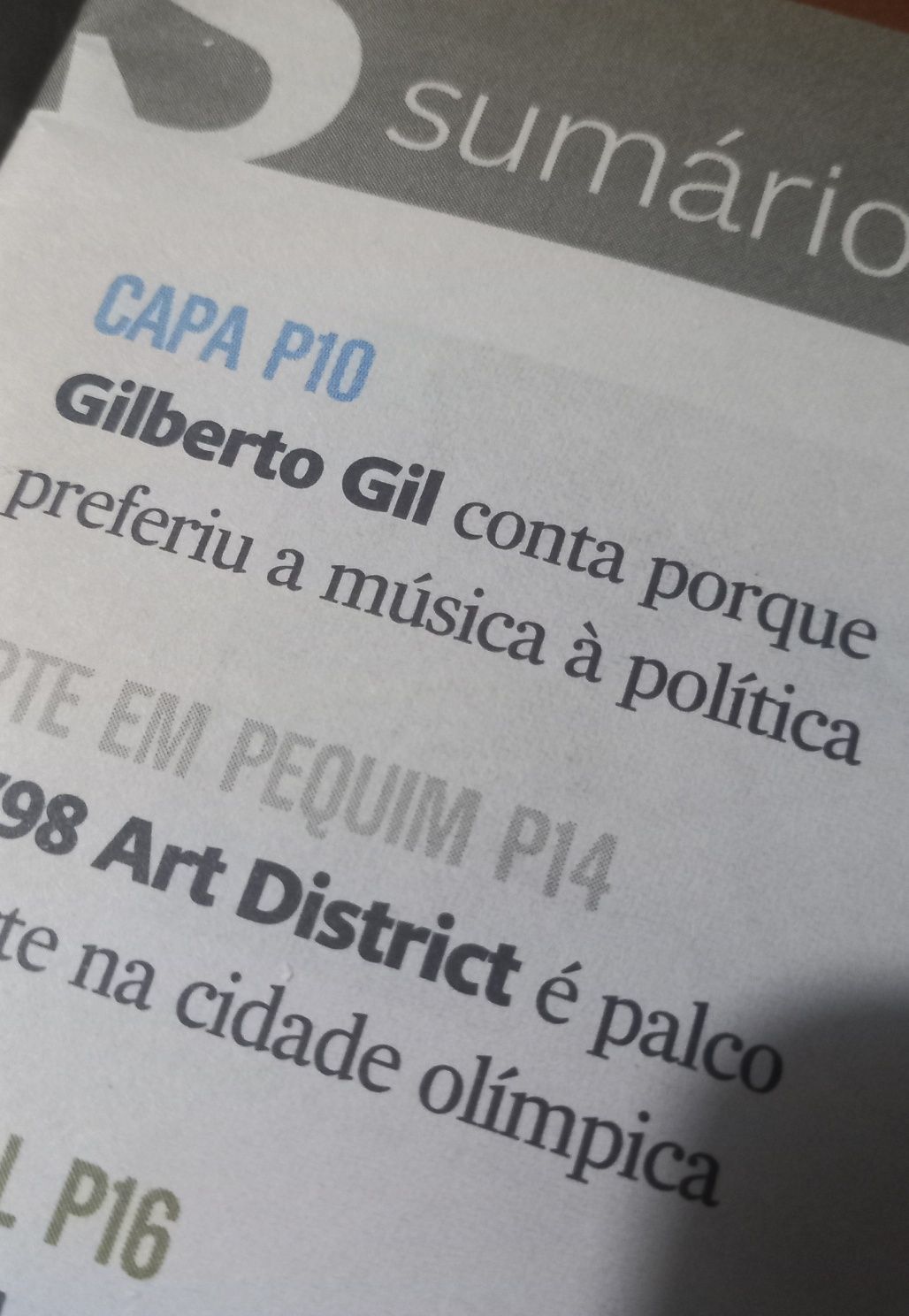 Gilberto Gil 2008 em revista