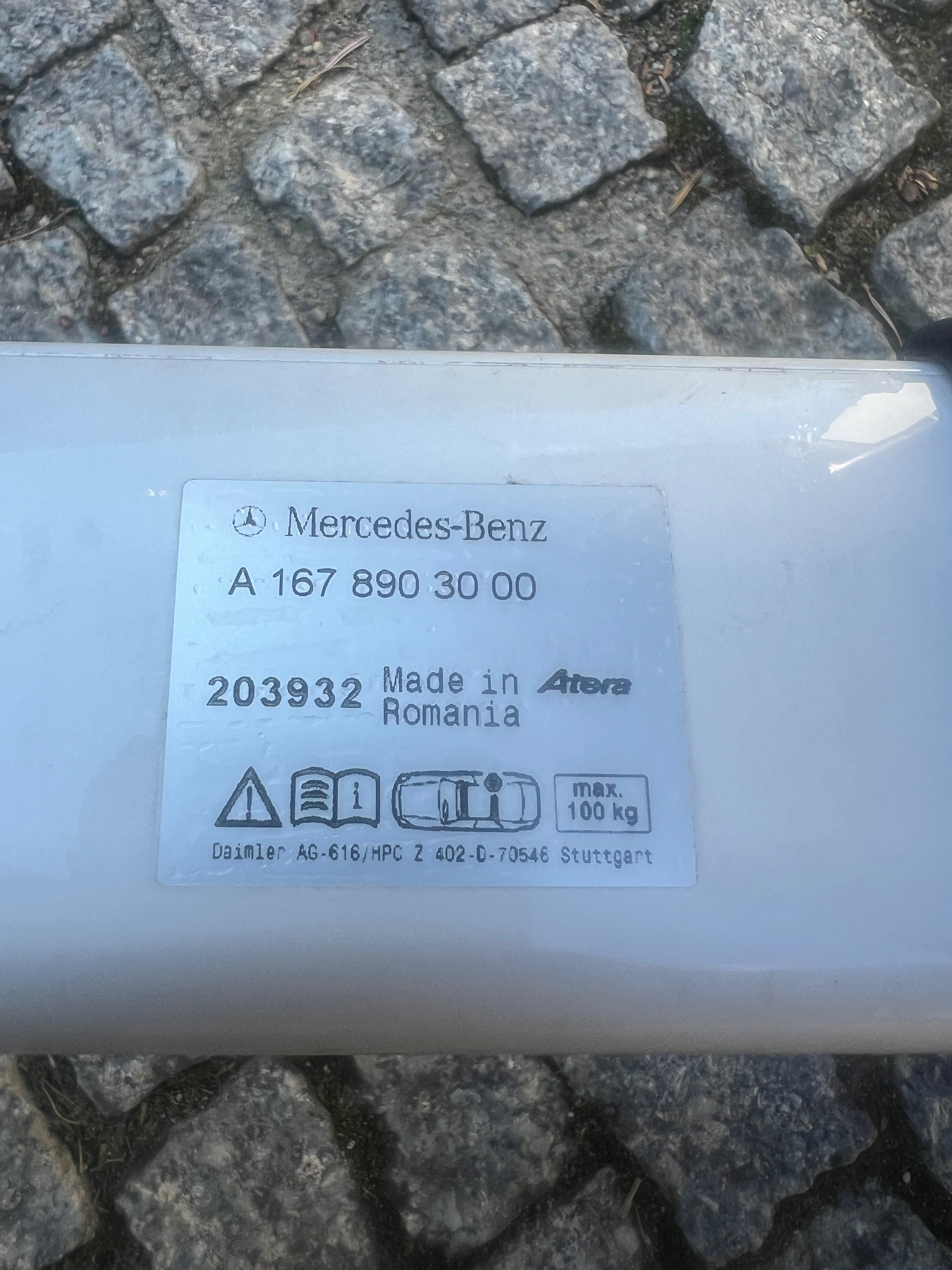 Belki dachowe Mercedes GLE W167 oryginał