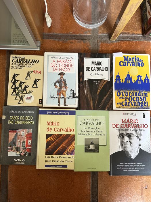 Lote de livros de Mário de Carvalho