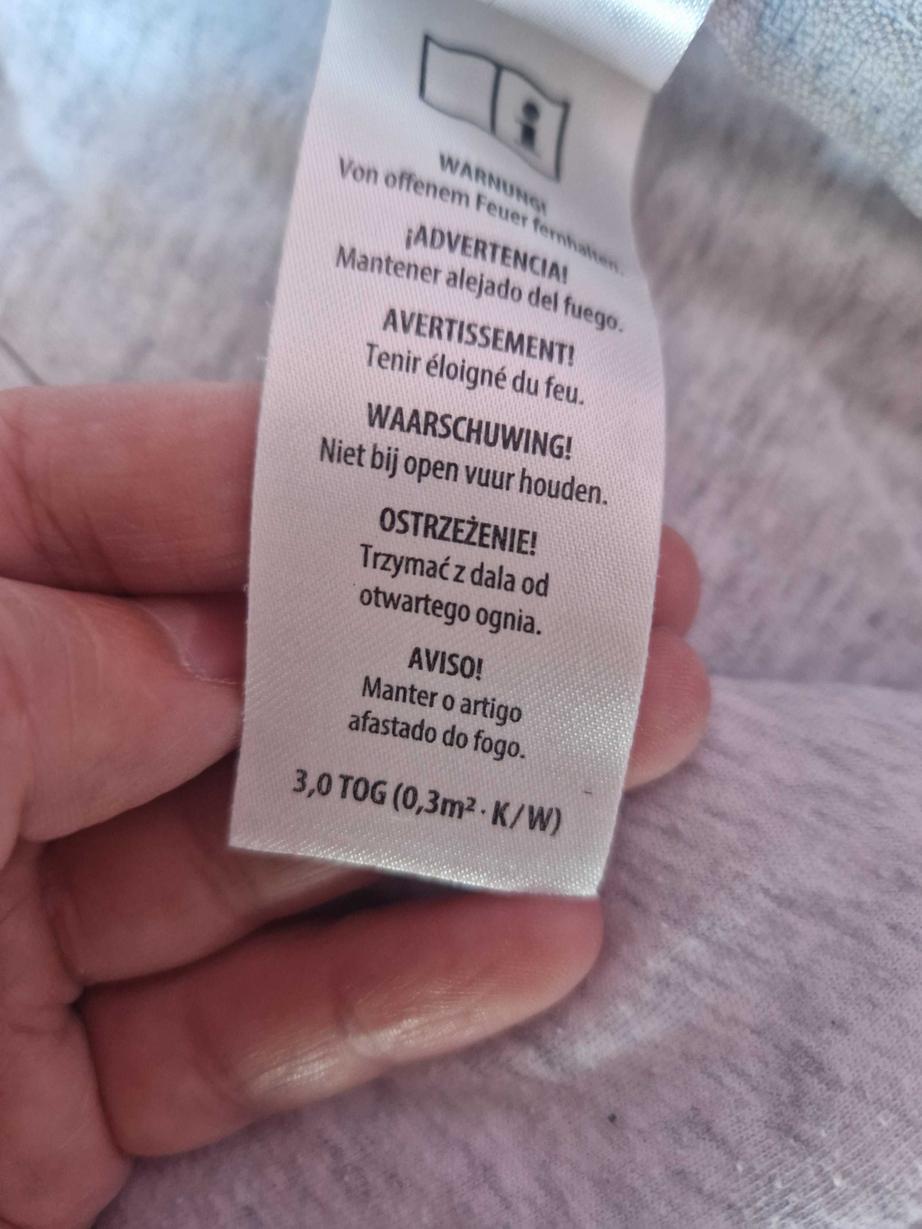 Cieplutki śpiworek do spania zimowy tog 3, rozmiar 68, długość 70 cm