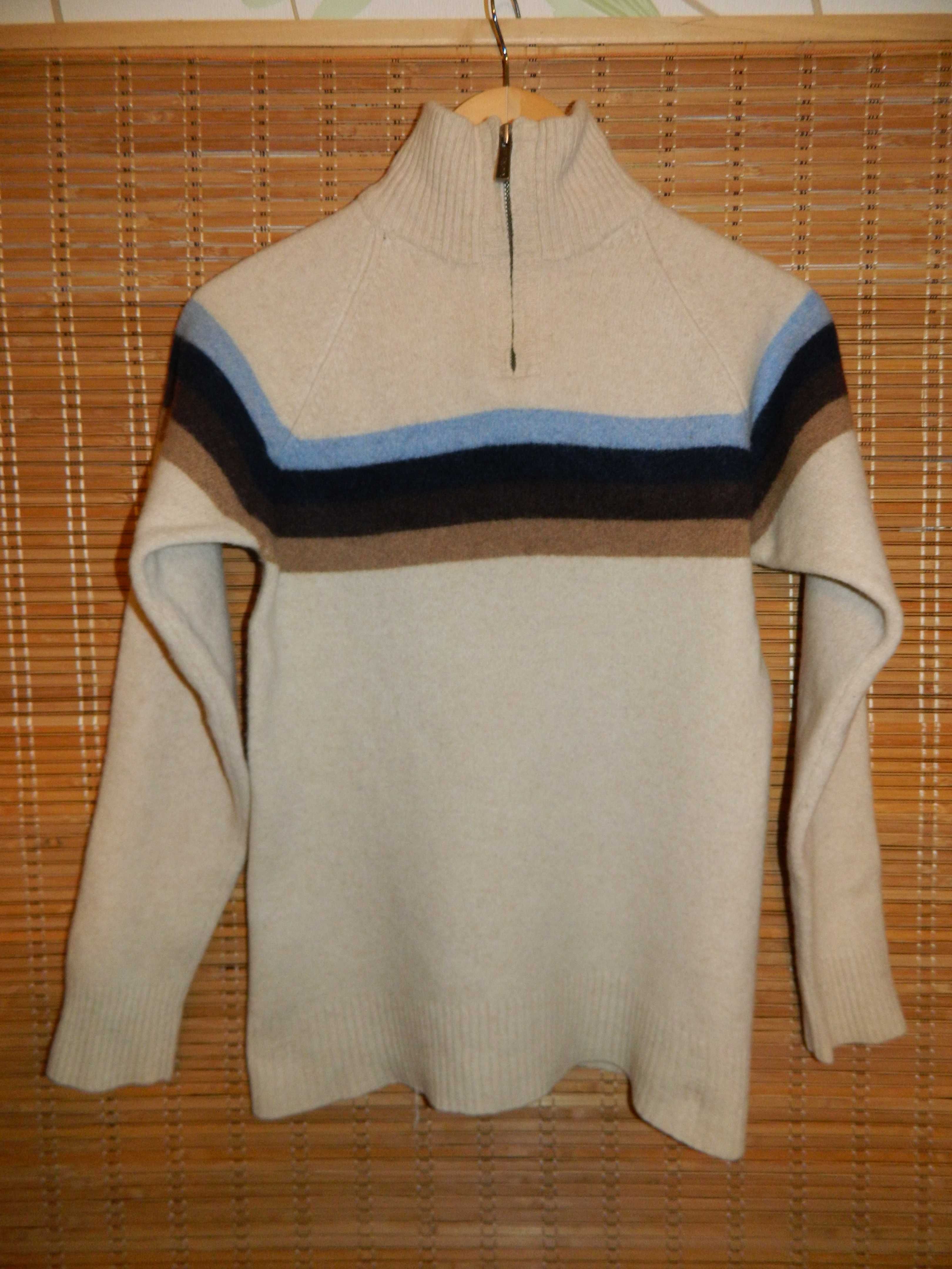 Мужской свитер, 100% шерсть Ламы. Прекрасное качество