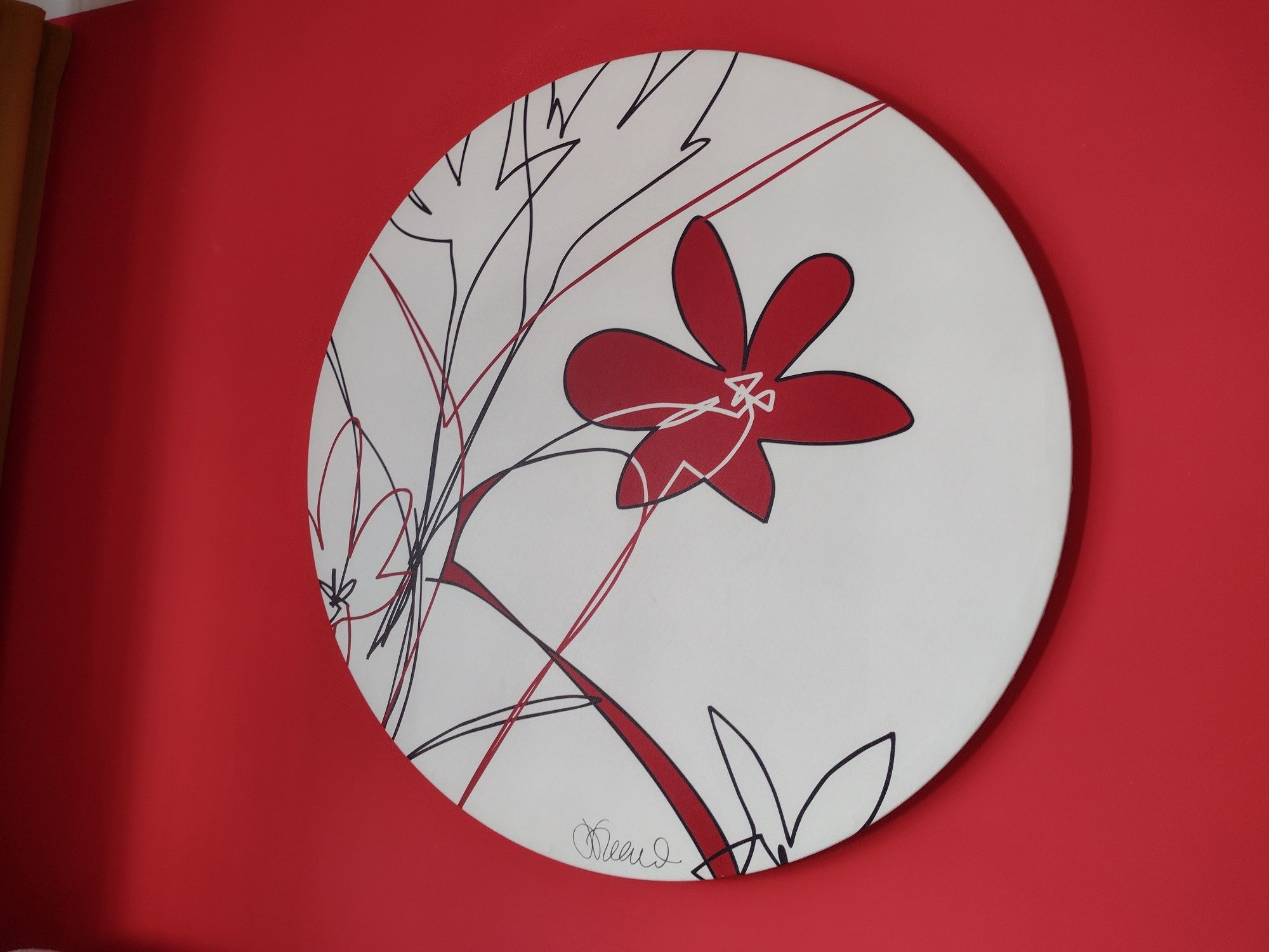 Obraz na płótnie okrągły IKEA