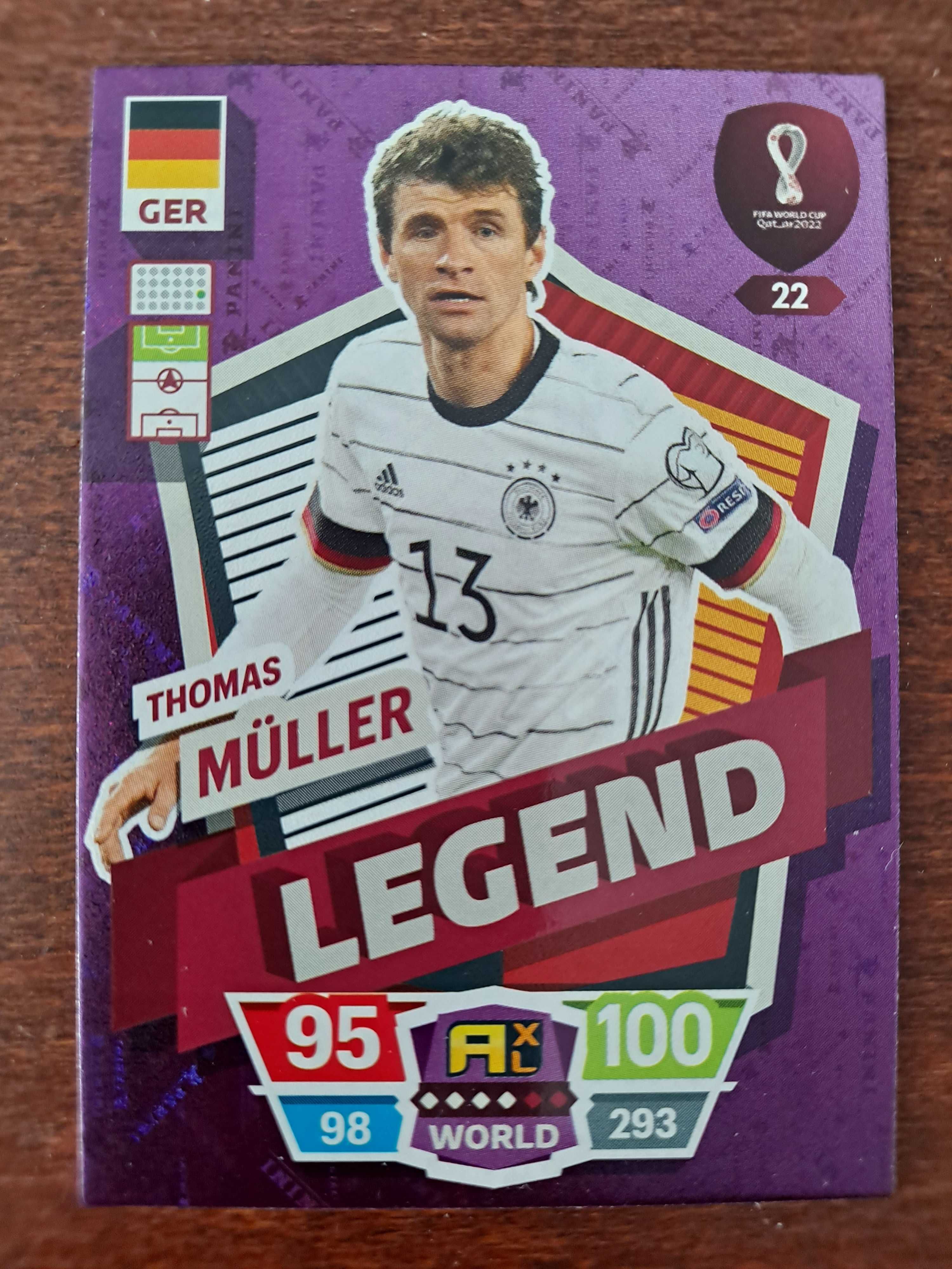 Thomas Muller Panini Qatar 2022 Legend 22