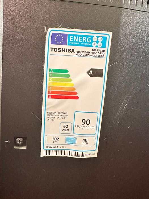 Toshiba LCD 40" para peças