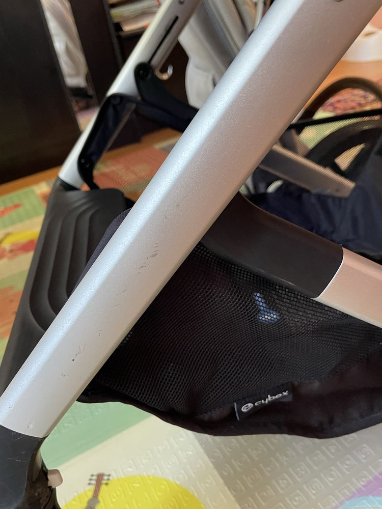 Коляска 2 в 1 Cybex Balios S lux 2023 Stone grey
