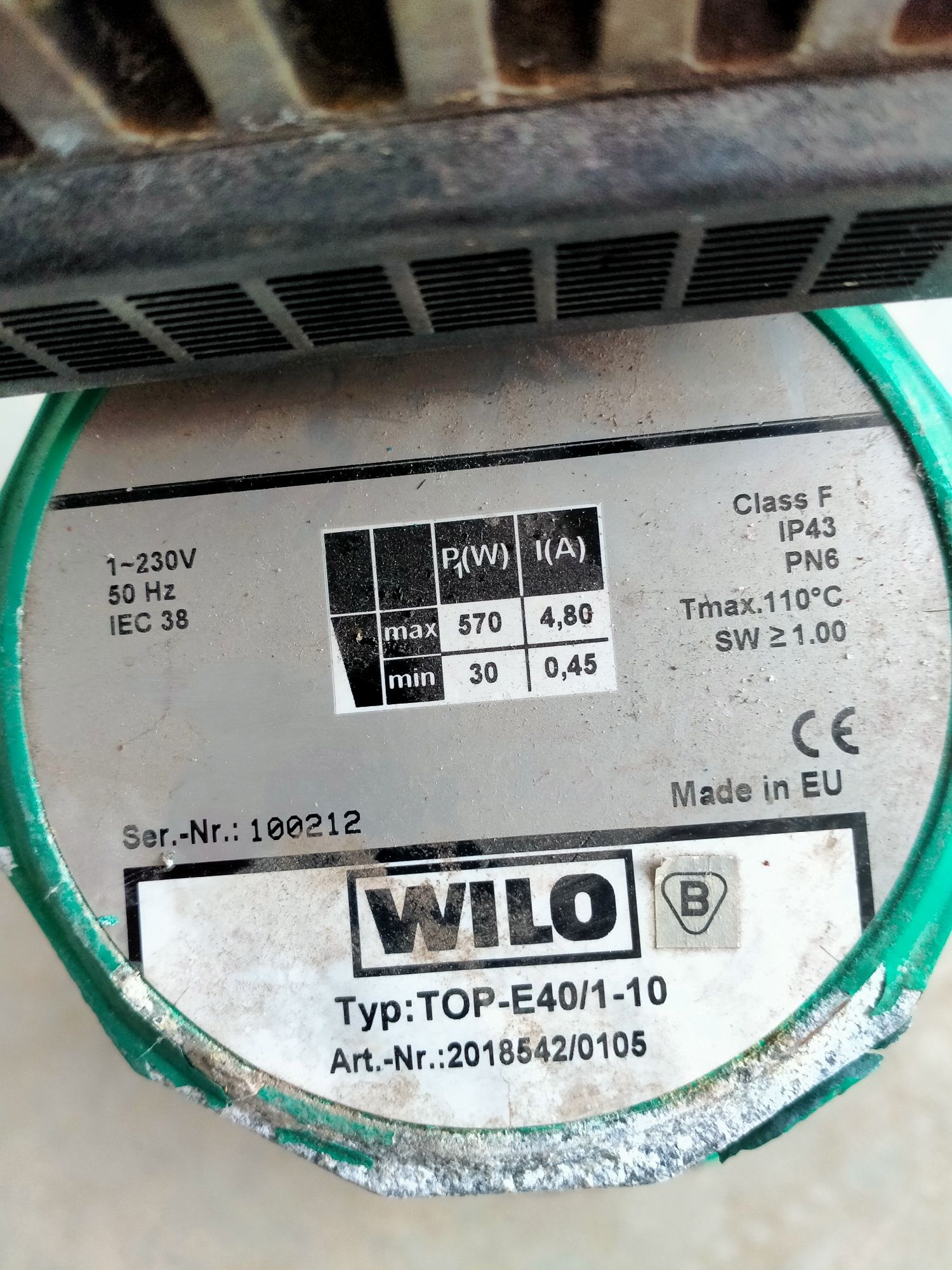 Pompa obiegowa, cyrkulacyjna WILO TOP-E40/1-10