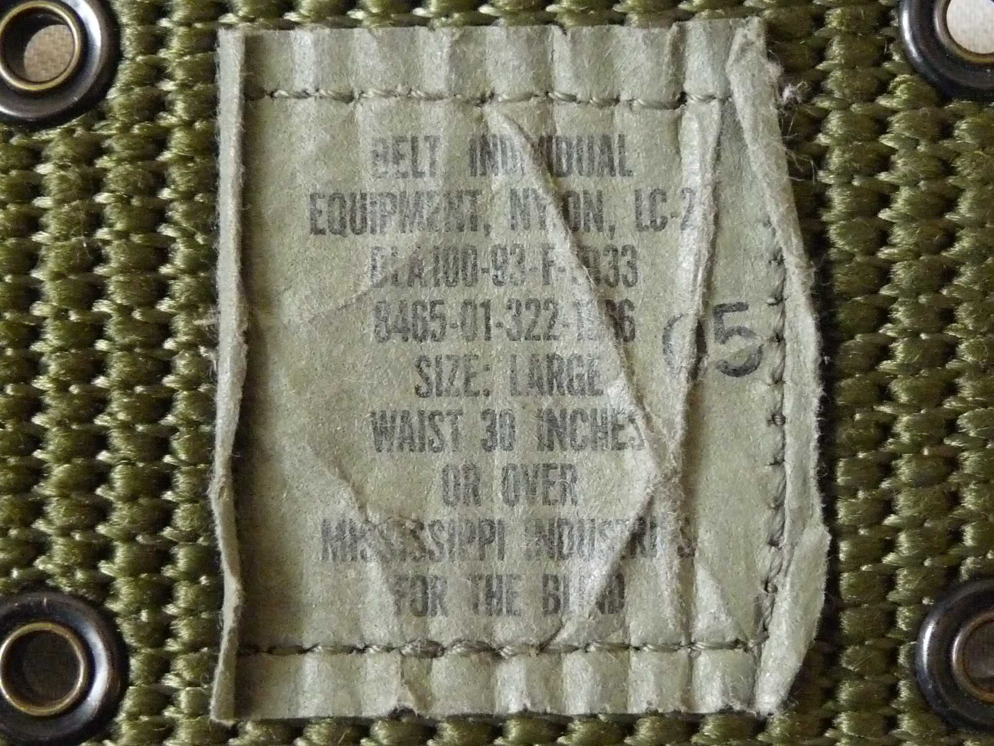 pas ALICE LC-2 LC-3 klamra FASTEX oryginał US ARMY Large USMC 1993 #4