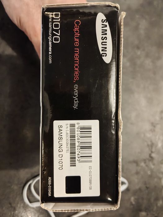 Pudełko+akcesoria Aparat Samsung
