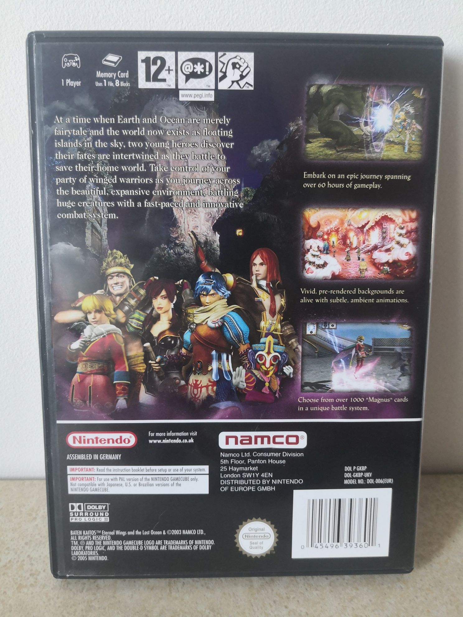 Baten Kaitos gra Nintendo Gamecube komplet z instrukcją PAL