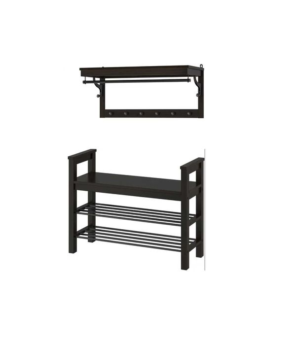IKEA HEMNES meble na przedpokój drewno ławka wieszak transport/wysyłam