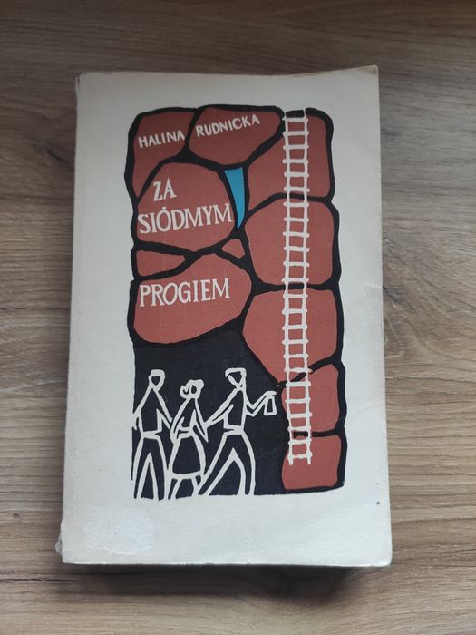 stara książka Halina Rudnicka za siódmym progiem