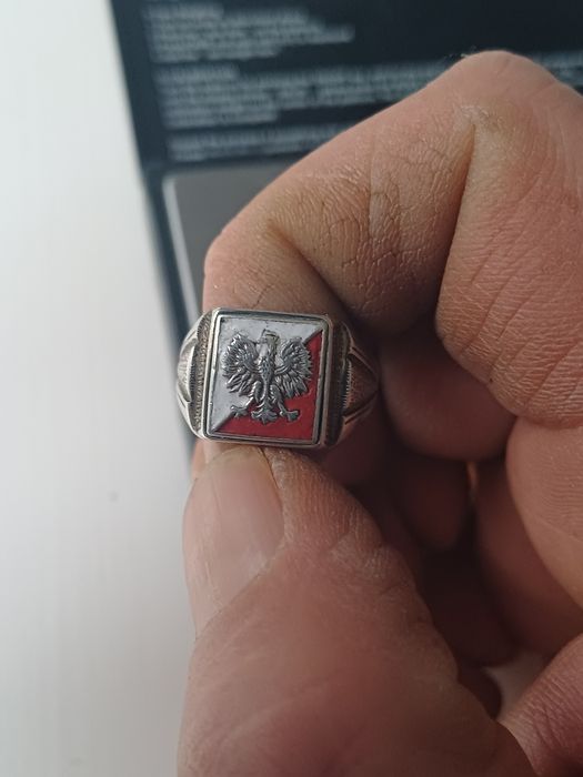 Stary Sygnet patryjotyczny srebro