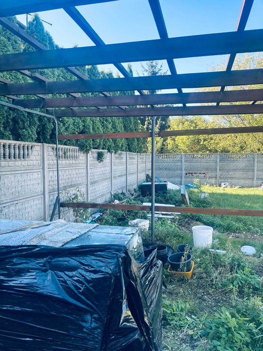 Konstrukcja stalowa / rusztowanie do altany 388×610 cm – solidna rama