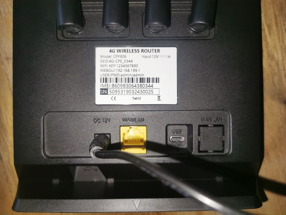 Router KuWFi CPF906, używany.