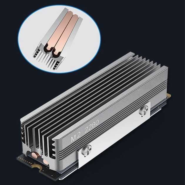 SSD-диск Kingston NV3 3D NAND 2TB + радіатор для SSD
