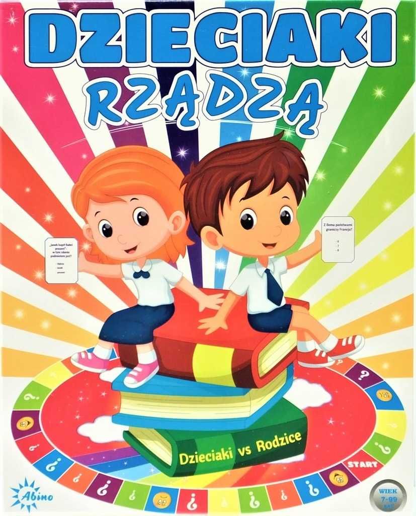 GRA Dzieciaki Rządzą + 2 x puzzle Myszka Minnie  ZESTAW 3 W 1