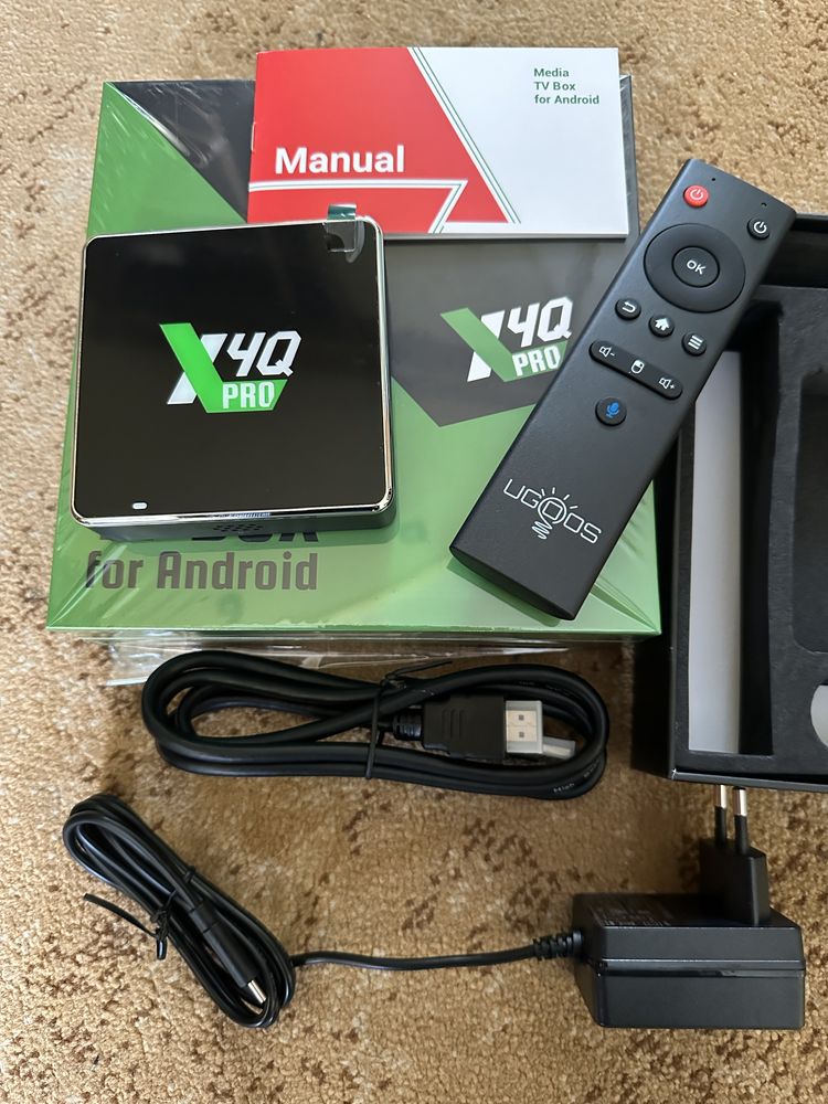 Смарт TV приставка Ugoos X4Q Pro 4/32 Гб Smart TV Box Android 11