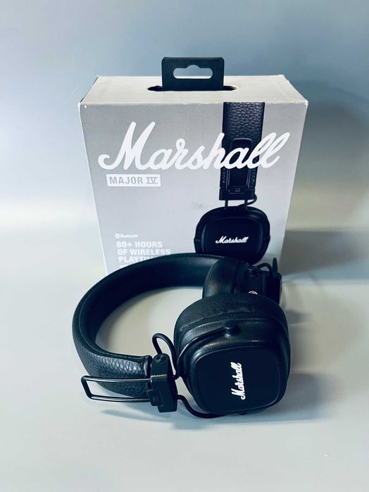 Słuchawki bezprzewodowe Marshall Major IV czarne bluetooth Oryginalne!