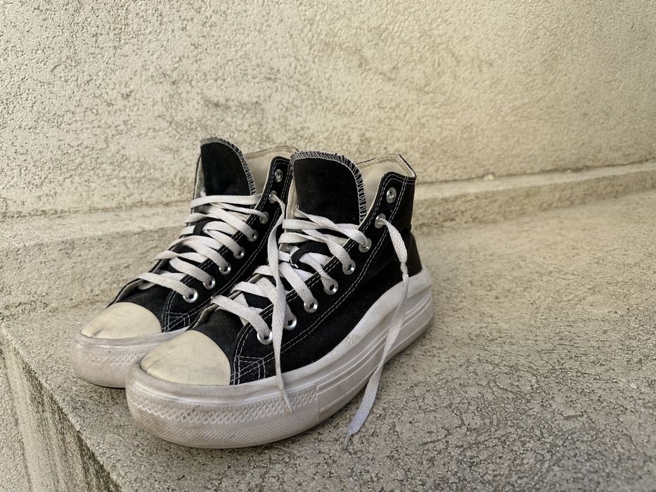 Sapatilhas pretas Converse All Star número 38