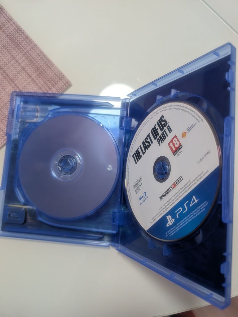 Диск last of us 2 play station 4