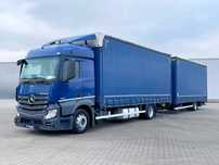 Mercedes-Benz ACTROS 1830 / ZESTAW TANDEM 120 M3 / PRZEJAZDOWY / 7,75 M + 7,75 M / SALON PL  pierwszy właściciel