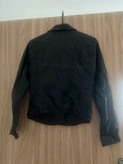 Czarna ramoneska | Skórzana kurtka damska S / 36 / 8