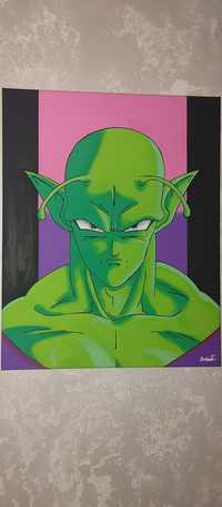 Obraz Piccolo Dragon Ball Z Posca Płótno 60×40