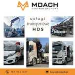 Usługi HDS do 35M i 15T udźwigu! Transport DŹWIG
