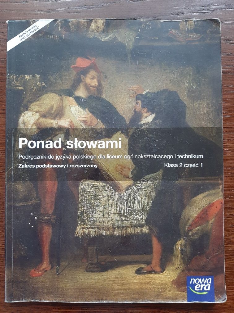 Książka Ponad słowami klasa 2 cz.1