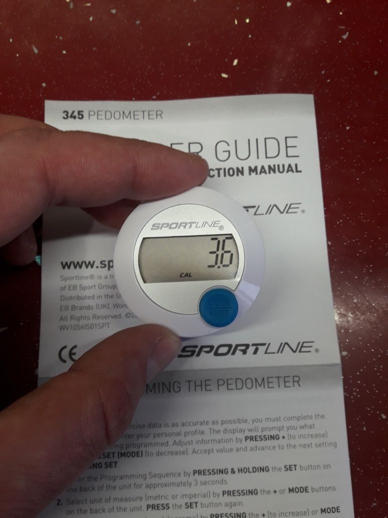 Шагомер Sportline Pedometer 345