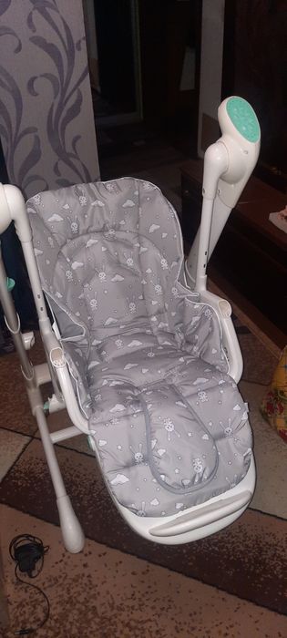 Стул-качели 3 в 1 Mioobaby Jazz Grey (Миобеби Джаз)