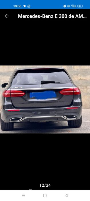 Mercedes E300de AMG plug in