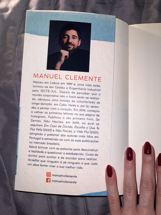 Livro - Não Forces A Vida Flui - Manuel Clemente