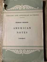 Ч.Диккенс»Американские Заметки» на англ. языке, 1950г.