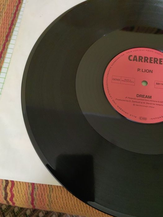 P.Lion-Dream, 12"Maxi singiel winylowy Italo disco
