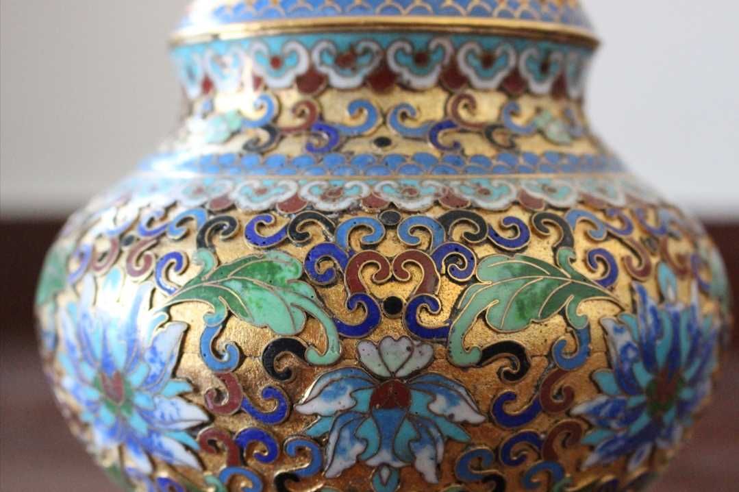 Pote Cloisonné de Relevo