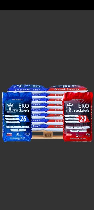 Węgiel orzech, Ekogroszek, Luz, Workowany Polski,Najwyższej jakości,