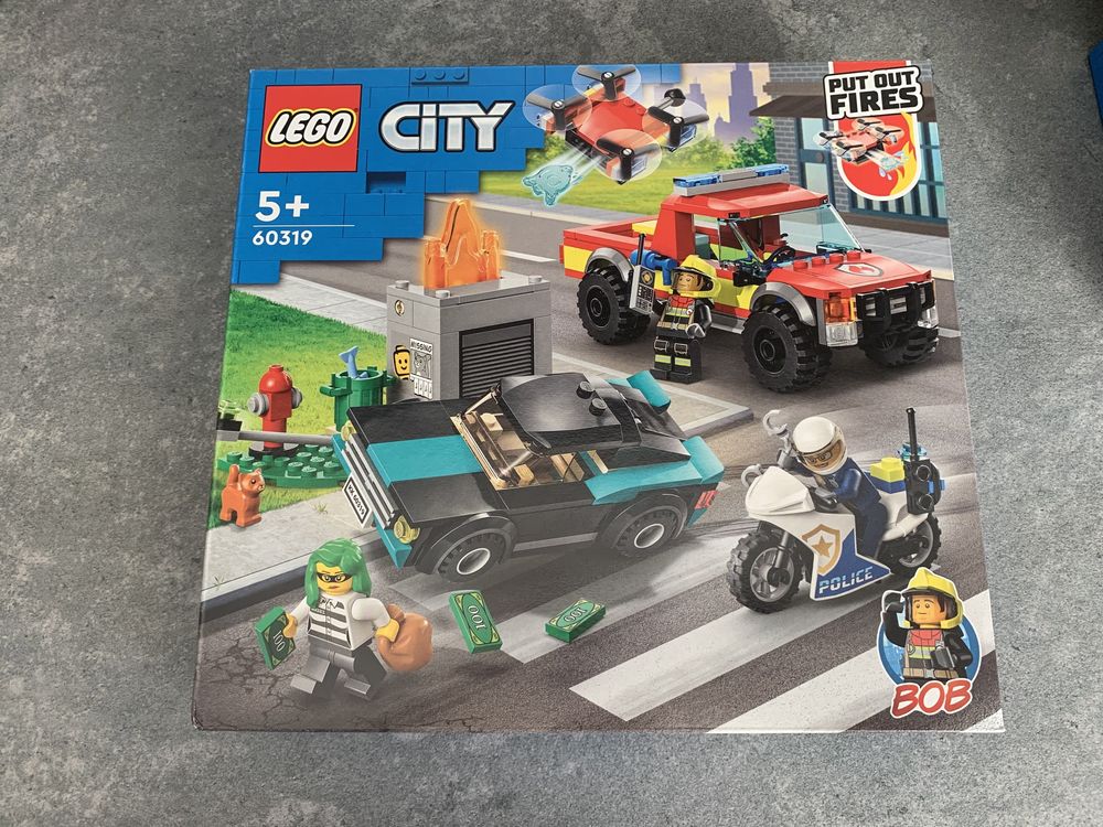 LEGO City 60319 - Akcja strażacka i policyjny pościg