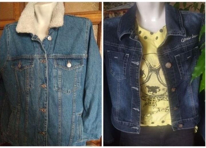 Фірмові джинсові курточки розміром  М та  S