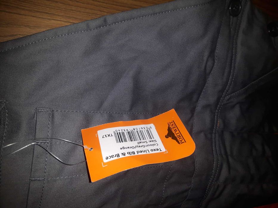 Okazja Spodnie robocze texo lined bib&brace ocieplone