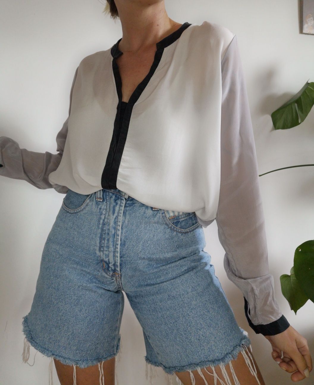 Jedwabna koszula oversize boho premium Mos Mosh