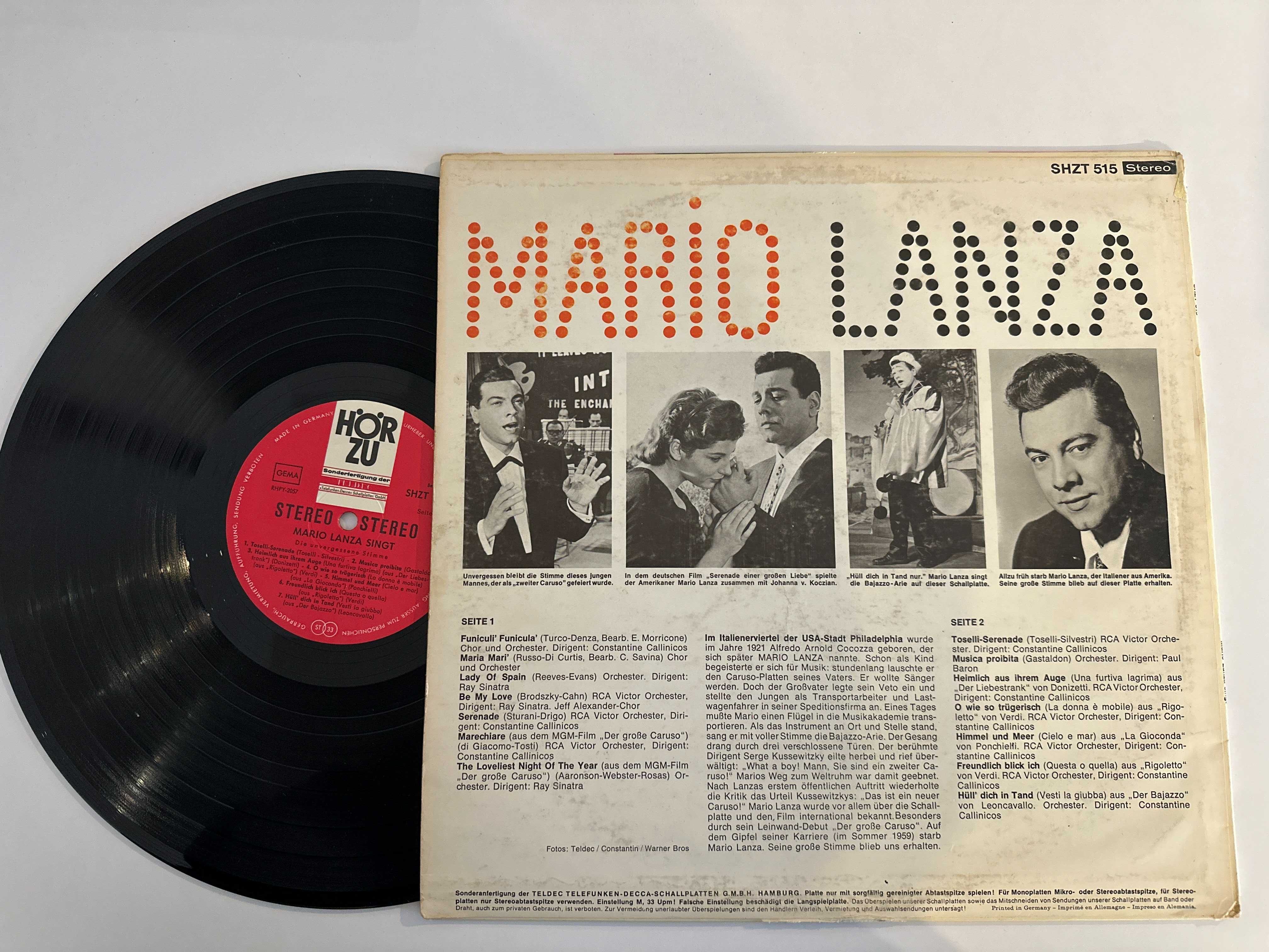 Mario Lanza LP Winyl (A-147)